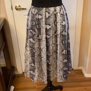 WHBM Animal Print skirt